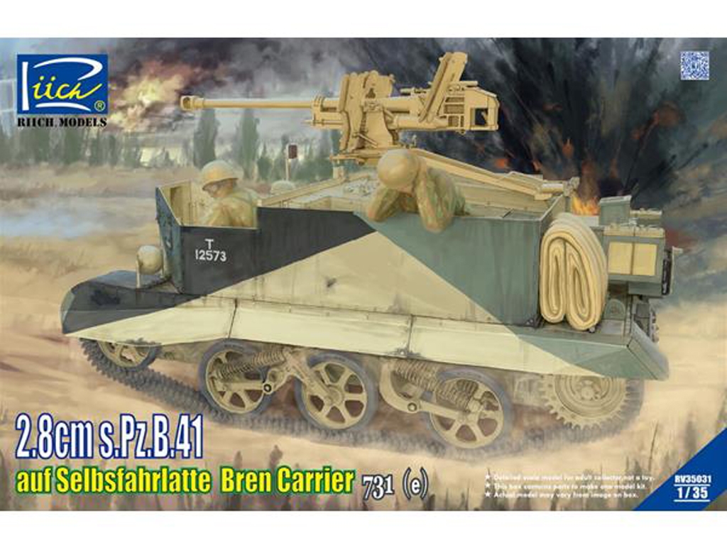 2,8cm s.Pz.B.41 sobre carro autopropulsa  (Vista 1)