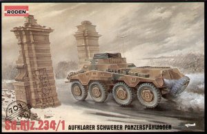 German Sdkfz.234/1 Aufklarer Schwerer Pa  (Vista 1)