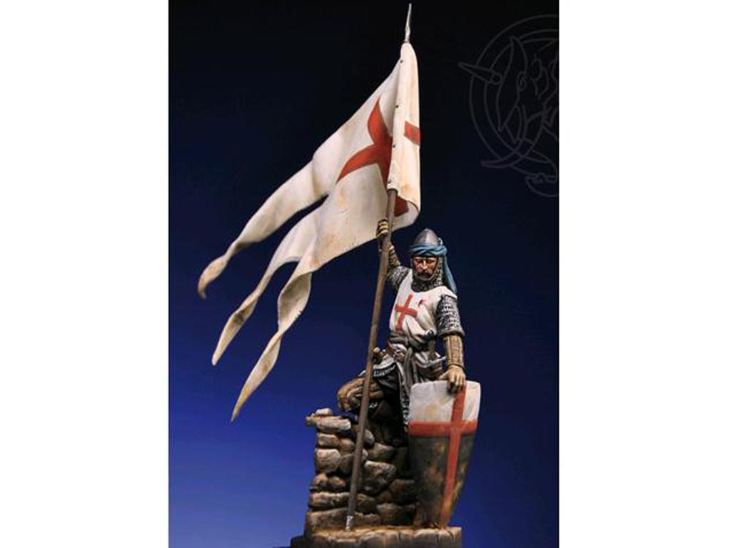 Caballero Templario Portaestandarte (Vista 1)
