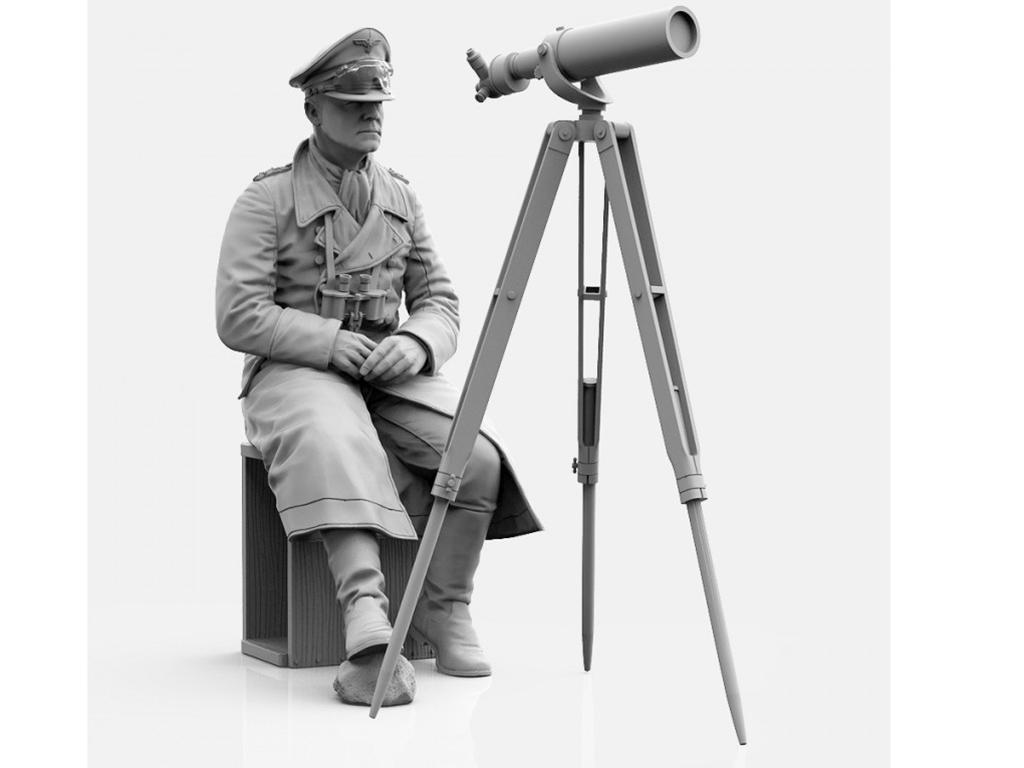 Erwin Rommel with tripod telescope (Vista 5)