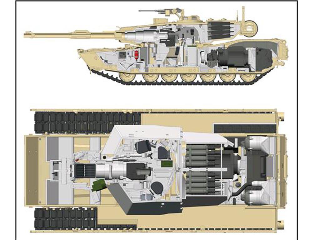 Abrams w/Full Interior 2 in 1 (Vista 4)