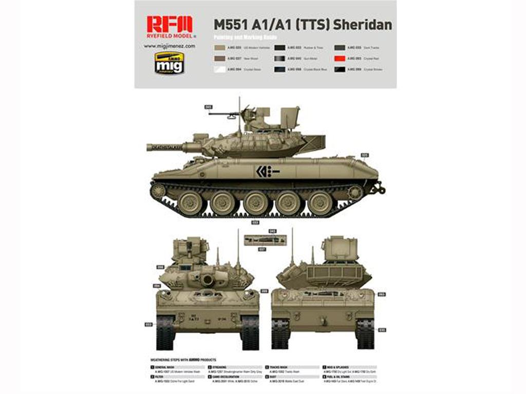 M551A1/ A1TTS Sheridan (Vista 2)
