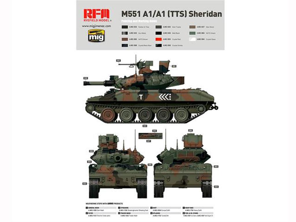 M551A1/ A1TTS Sheridan (Vista 5)