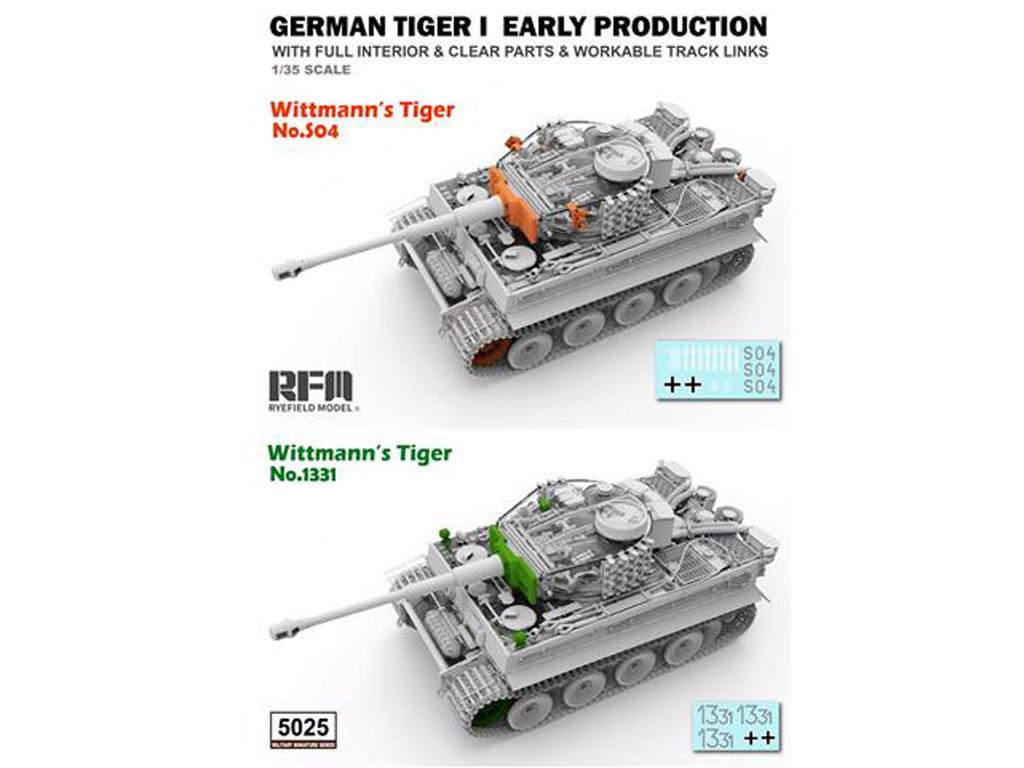 Tiger I Producción Temprana (Vista 3)