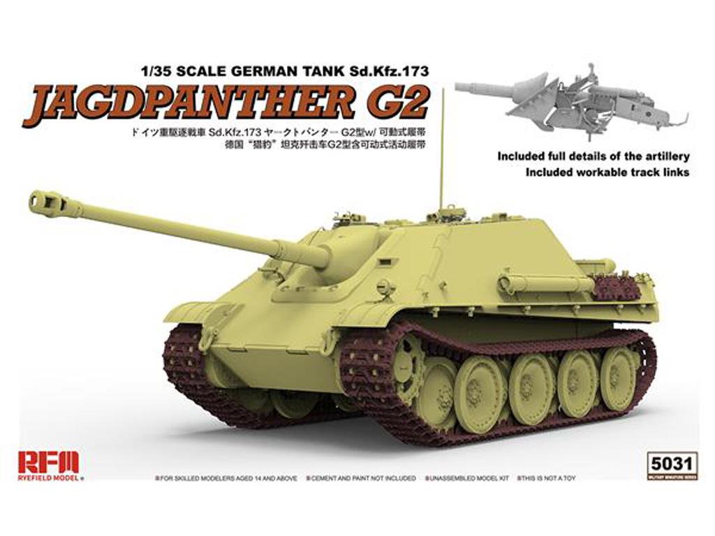 Germam tank Sd.kfz.173 Jagdpanther G2 (Vista 1)