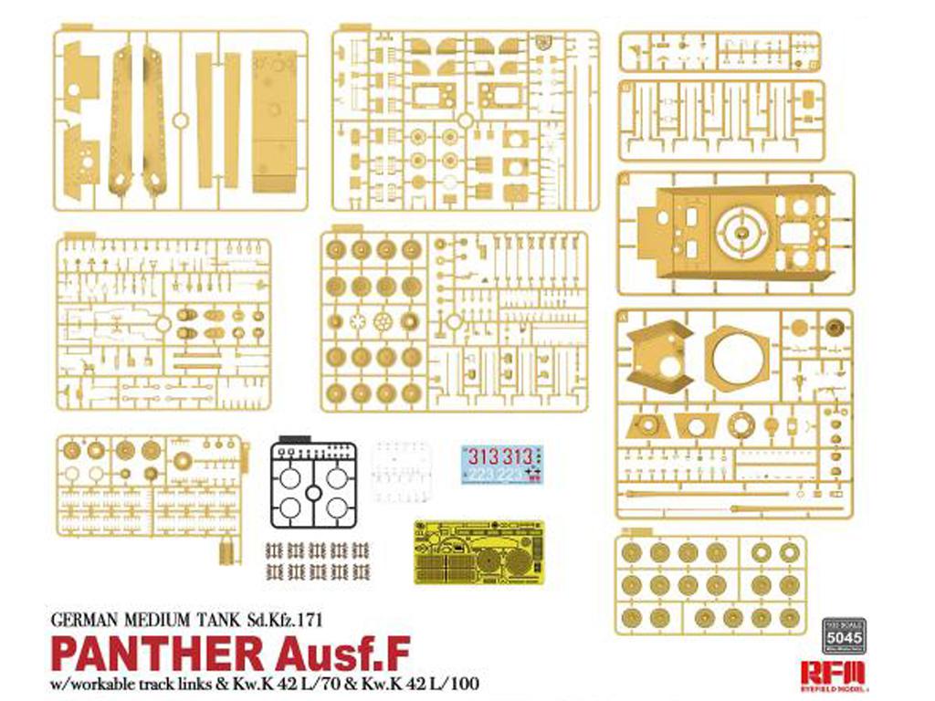 Panther Ausf.F with workable track links (Vista 2)