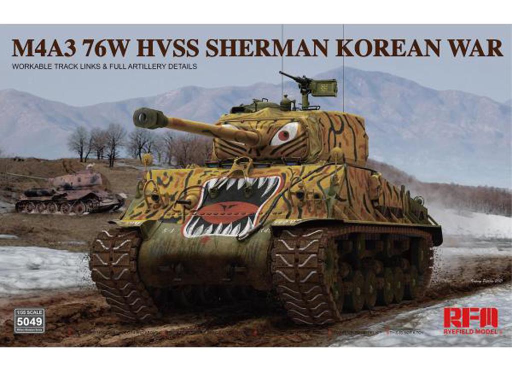 M4A3 76w hvss Sherman Korean war (Vista 1)