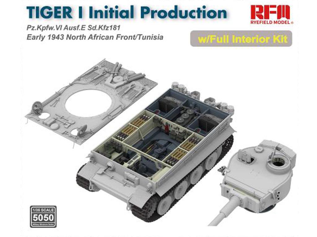 Tiger I initial production early 1943 With full interior (Vista 6)