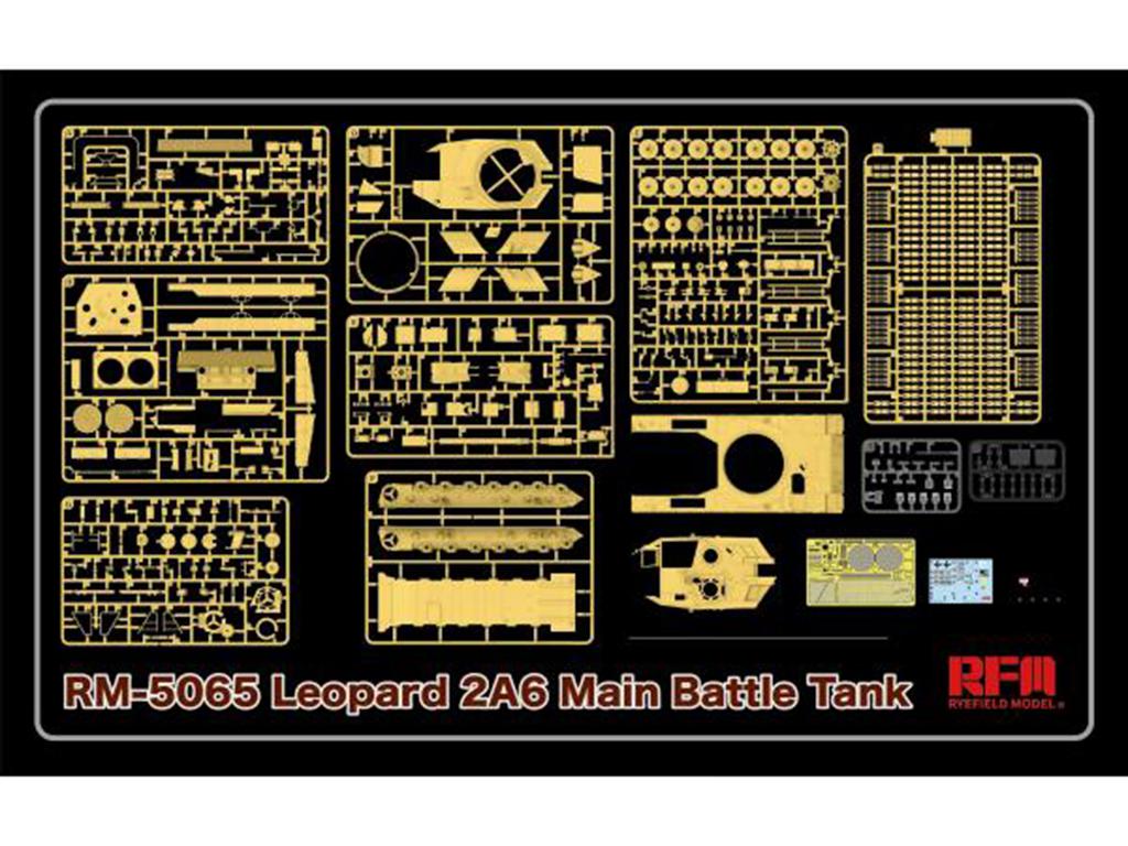 Leopard 2A6 Main Battle Tank with workabletrack links (Vista 5)