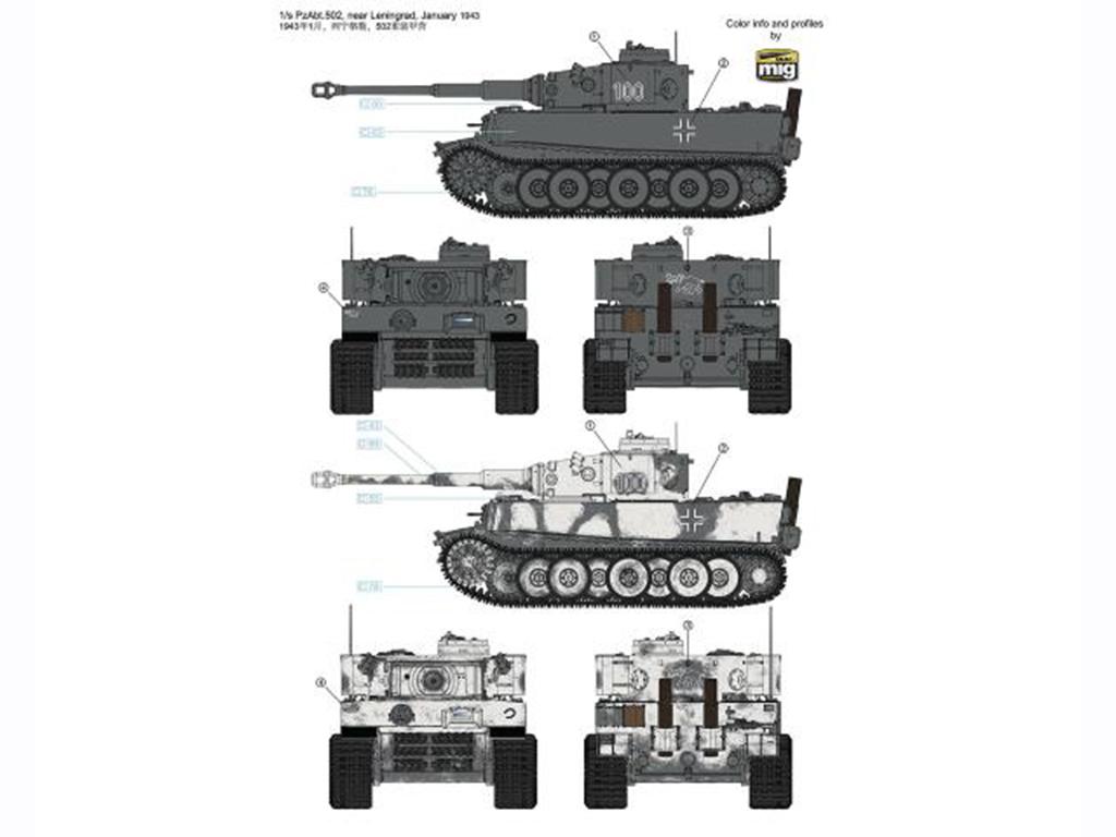 Tiger I 100# initial production early 1943 (Vista 4)