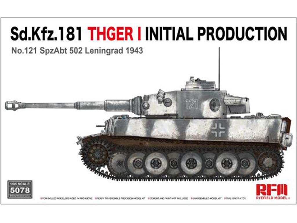 Sd.KfZ.181Tiger I initial production No.121 with workable track links (Vista 1)