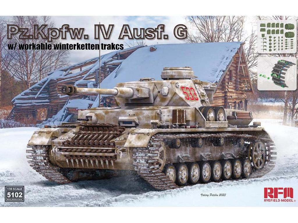 Pz.Kpfw. IV Ausf. G w/ workable Winterketten trakcs (Vista 1)