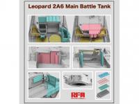Leopard 2A6 Main Battle Tank with workabletrack links (Vista 9)