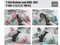 T-55A Mediun Tank Mod.1981 with workable track links (Vista 16)