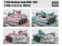 T-55A Mediun Tank Mod.1981 with workable track links (Vista 17)
