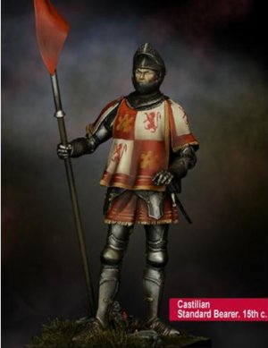 Castilian Standard Bearer 15th.s  (Vista 1)