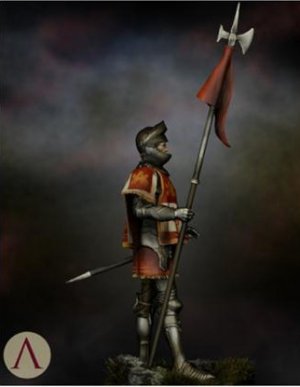 Castilian Standard Bearer 15th.s  (Vista 6)