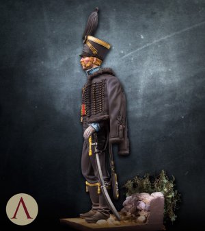 Hussar officer, Brunswick. 1815  (Vista 6)