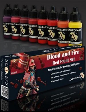 Blood and Fire Red Painta Set - Ref.: SC75-SSE005
