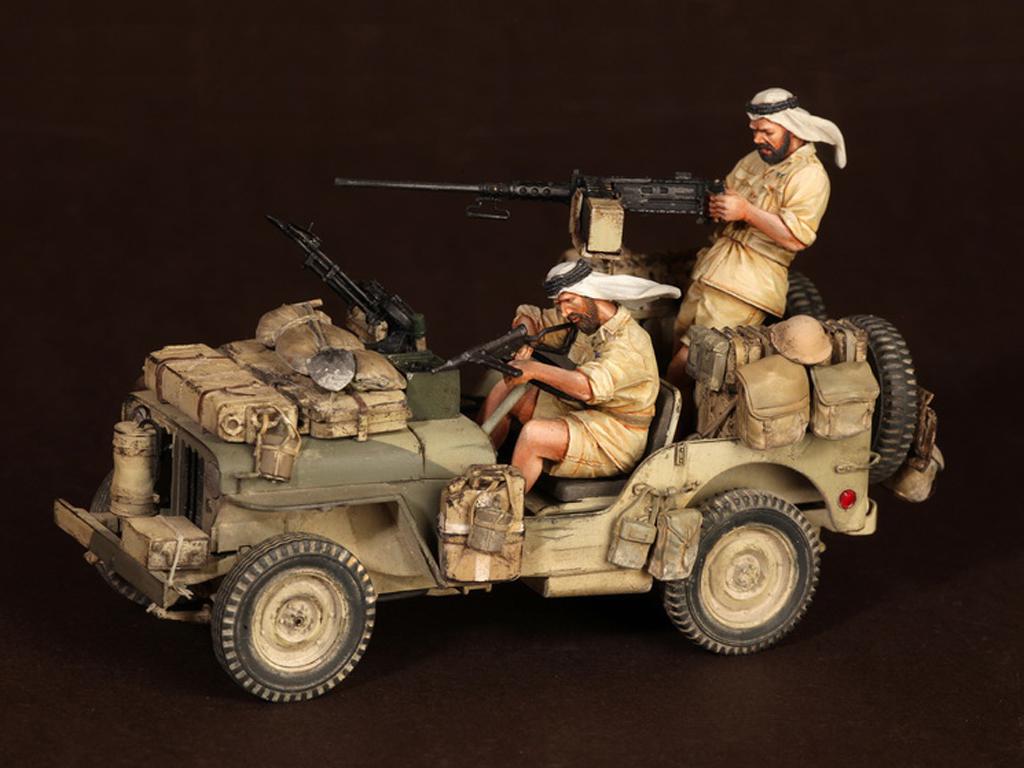 Tripulación del Jeep SAS. África del Norte.1941-42 (Vista 2)