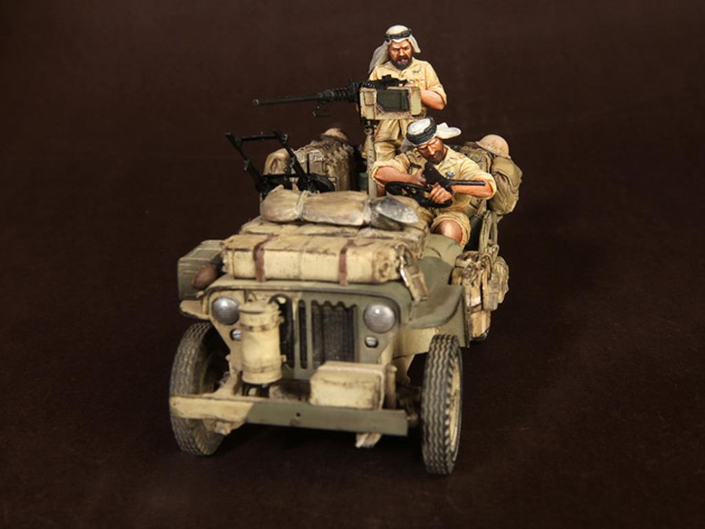 Tripulación del Jeep SAS. África del Norte.1941-42 (Vista 5)