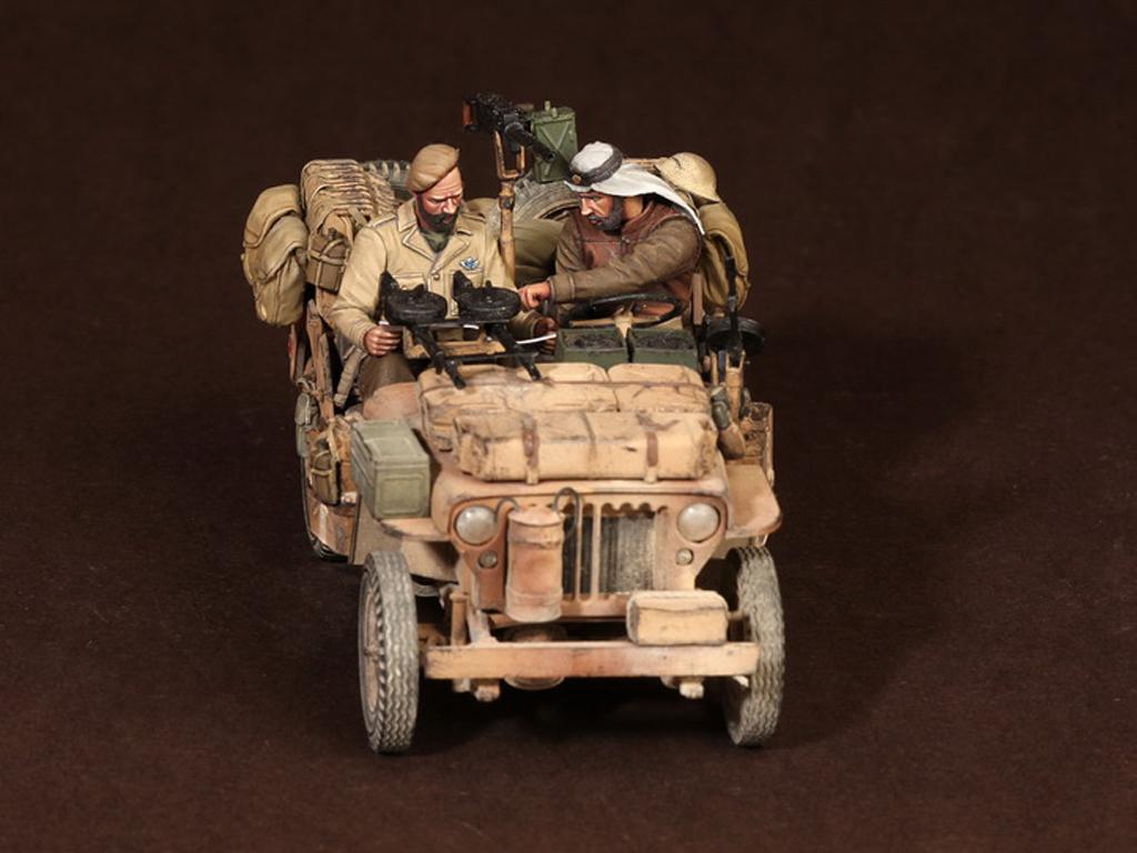 Tripulación del Jeep SAS. África del Norte.1941-42 (Vista 3)