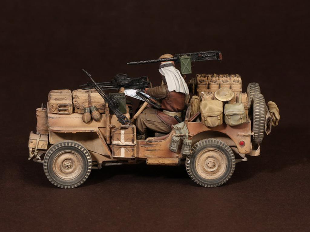 Tripulación del Jeep SAS. África del Norte.1941-42 (Vista 4)