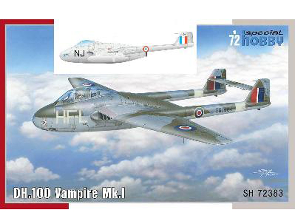 De Havilland 100 Vampire Mk.I - RAF   (Vista 1)