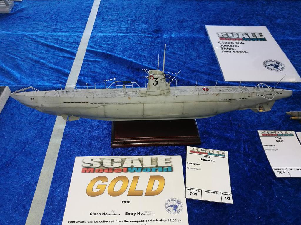Submarino Aleman U-Boot Typ IIA (Vista 3)
