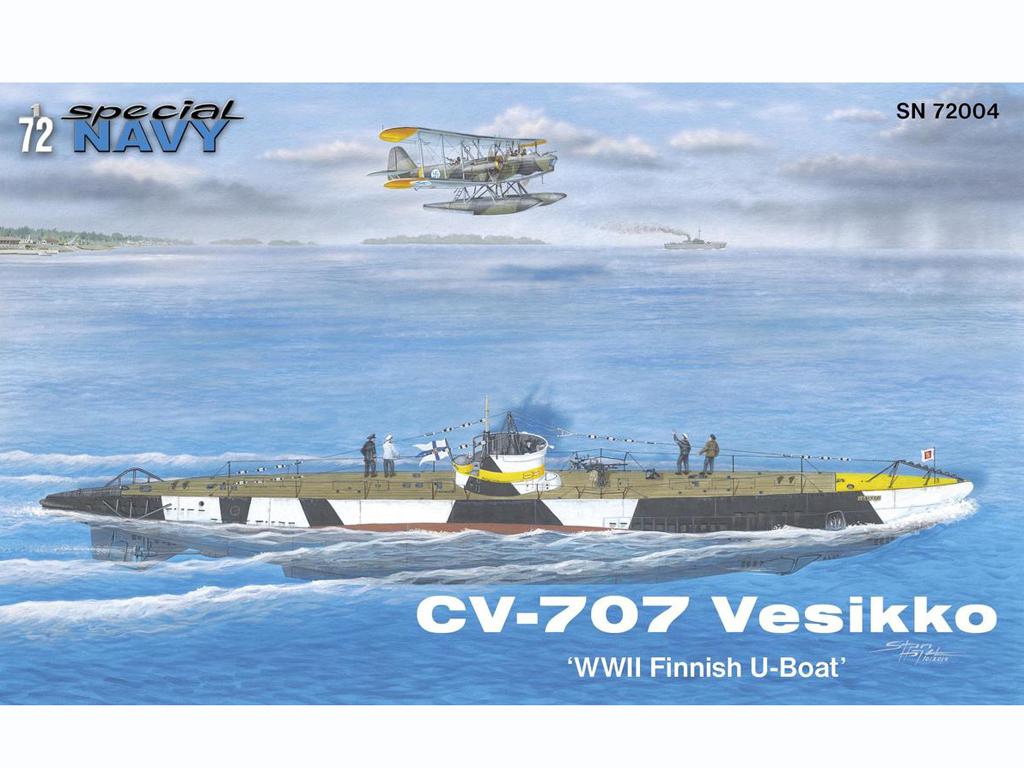 Submarino Finlandes CV-707 Vesikko - 1942 (Vista 1)