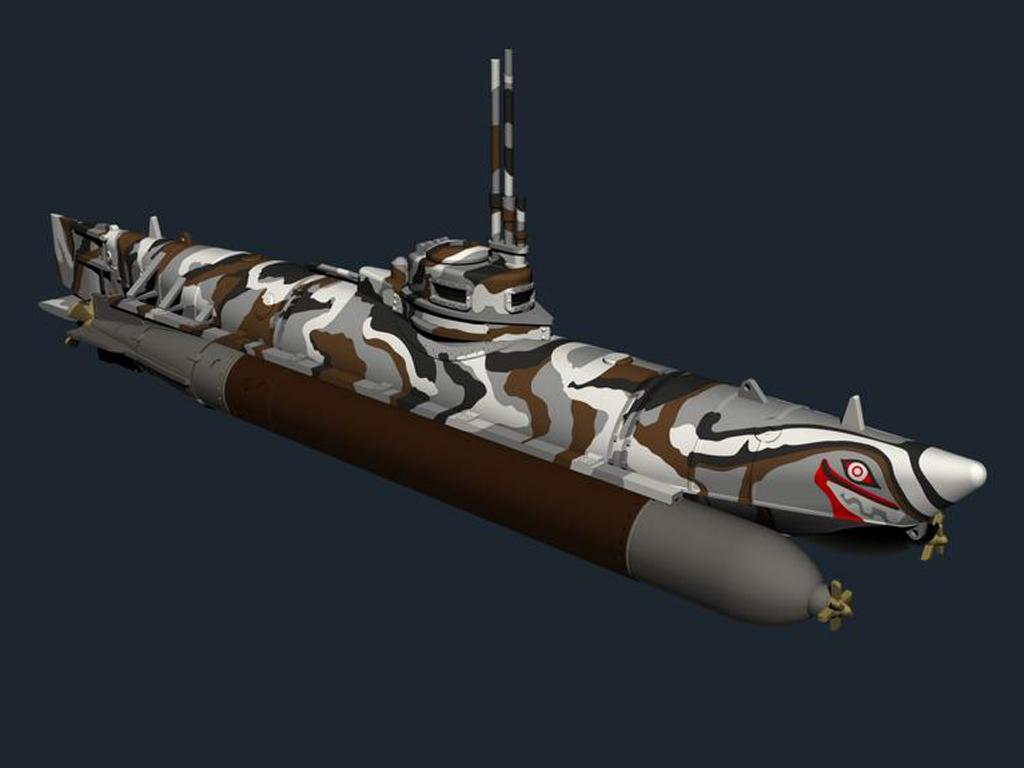 Biber German Midget Submarine (Vista 11)