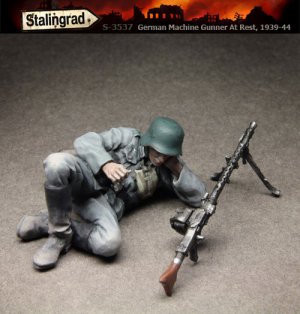 German Infantryman at rest  (Vista 1)