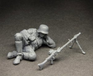 German Infantryman at rest  (Vista 4)