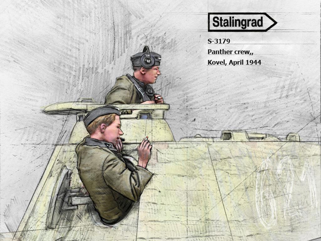 Panther crew, Kovel, April 1944 (Vista 3)
