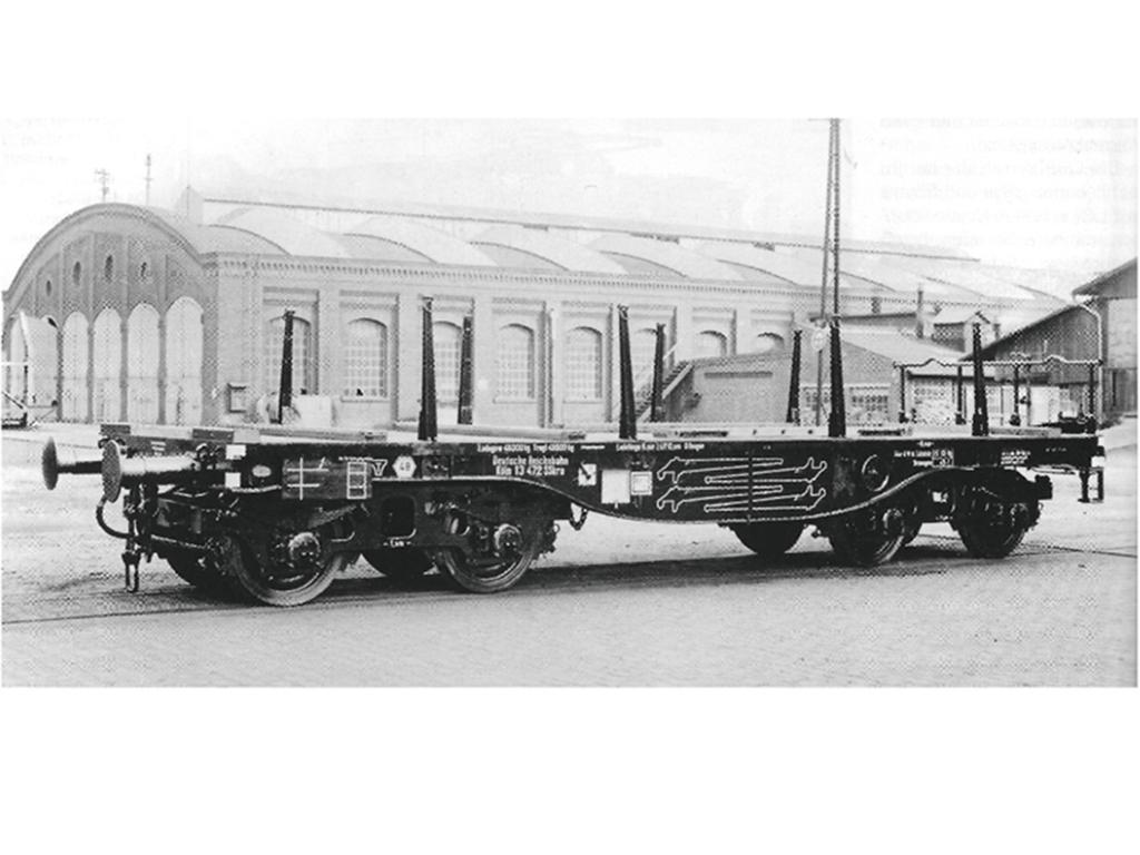 German 48T Type Sskra Koln Flatcar (Vista 2)