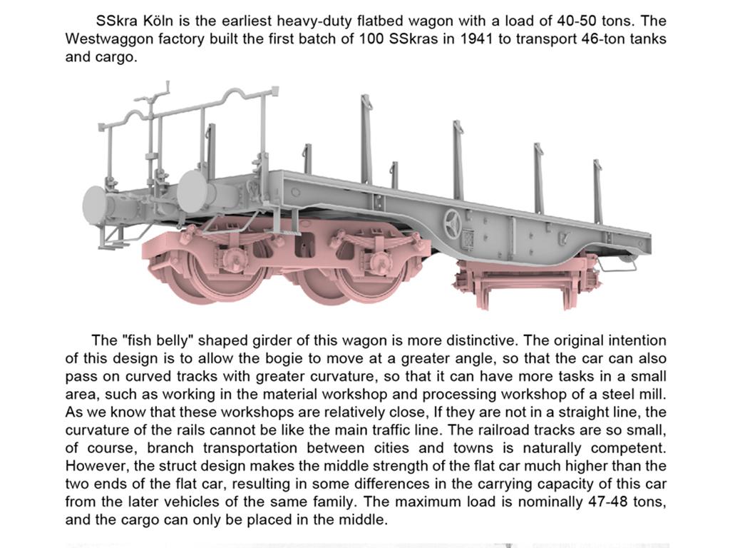 German 48T Type Sskra Koln Flatcar (Vista 4)