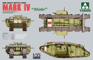 British MK.IV Male Heavy Tank - Ref.: TAKO-2008