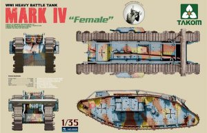 British MK.IV Female Heavy Tank - Ref.: TAKO-2009