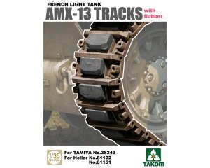 French Light Tank AMX-13 Tracks with Rub - Ref.: TAKO-2061