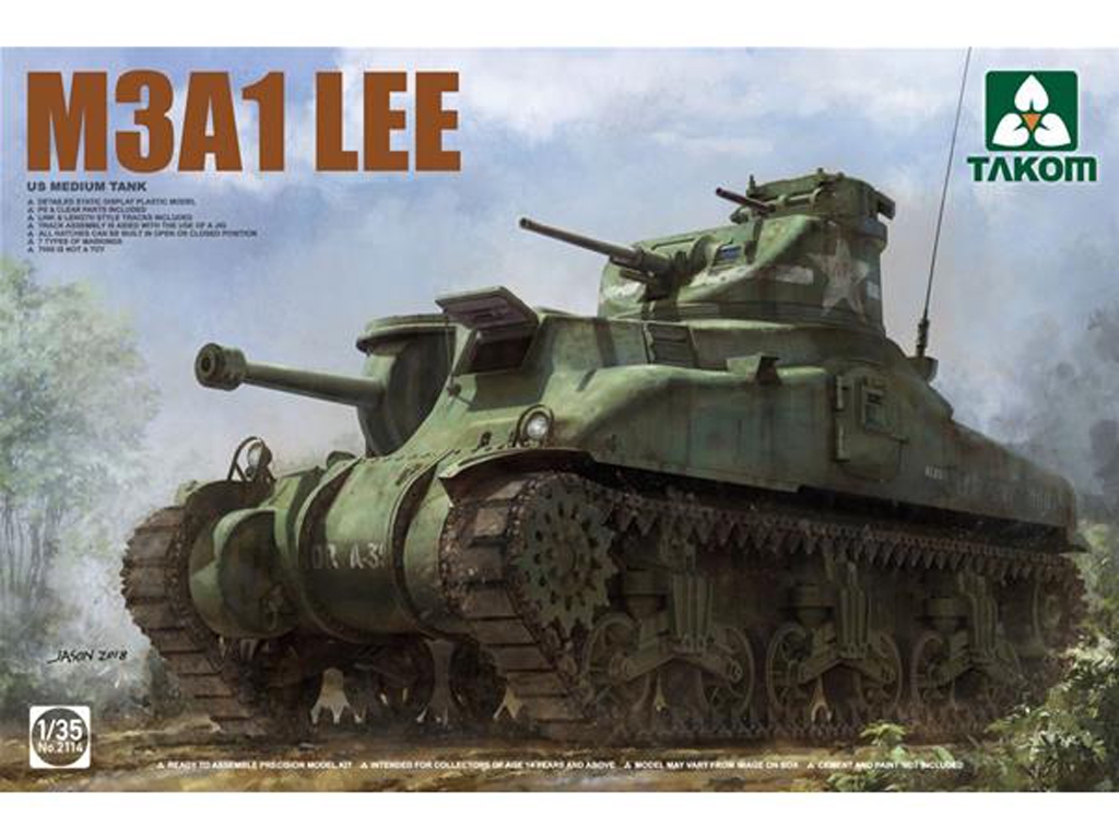 US Medium Tank M3A1 LEE  (Vista 1)
