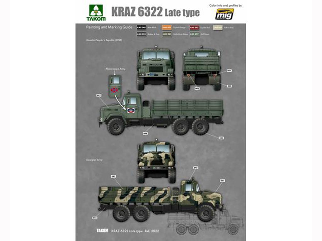 Camión pesado Kraz-6322 versión final (Vista 3)