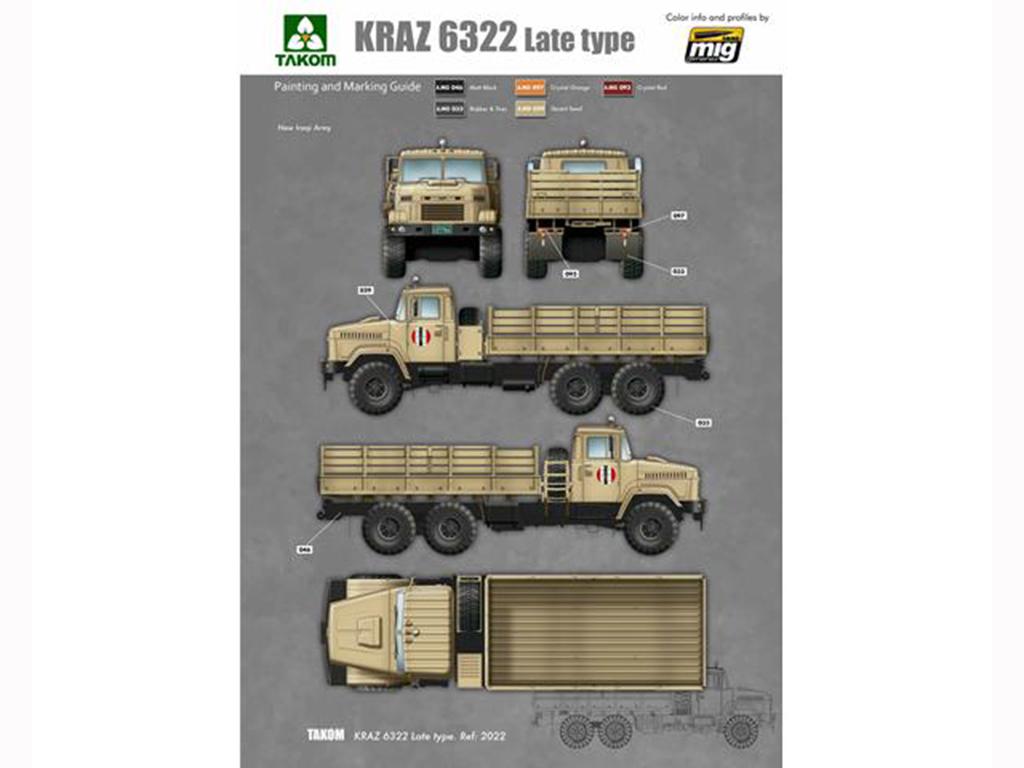 Camión pesado Kraz-6322 versión final (Vista 4)