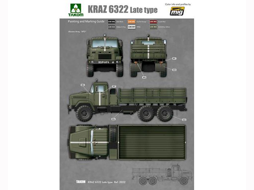 Camión pesado Kraz-6322 versión final (Vista 7)