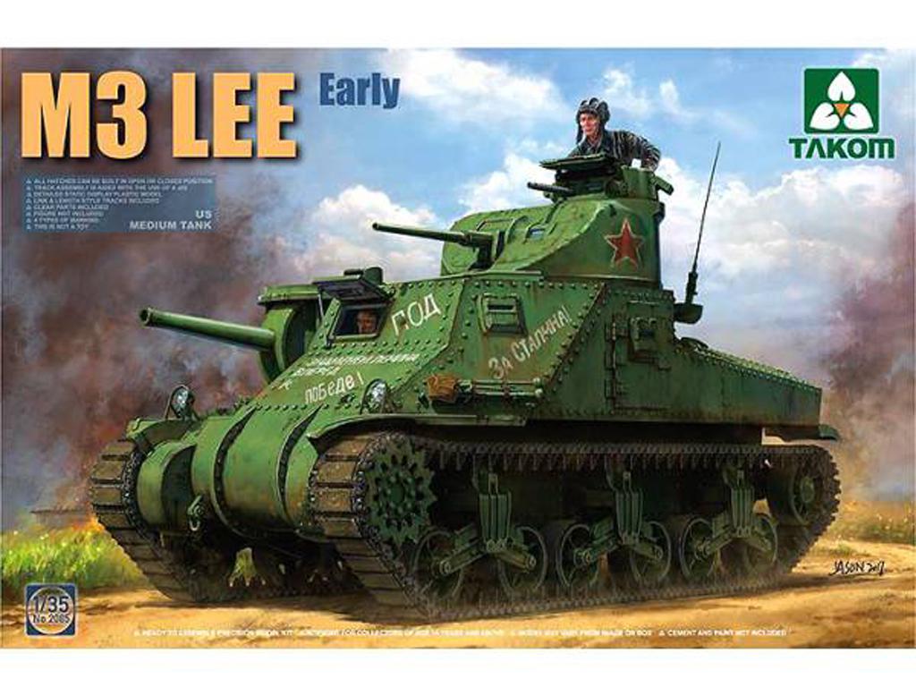 Tanque medio USA M3 Lee inicial (Vista 1)