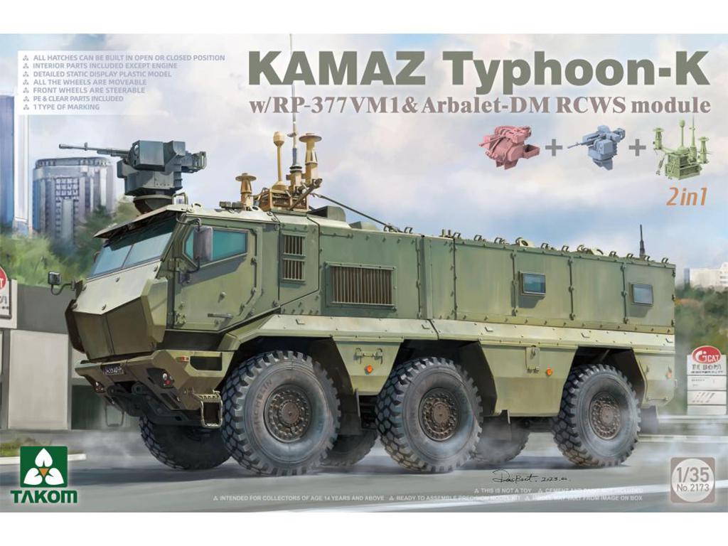 KAMAZ Typhoon-K w/RP-377VM1&Arbalet-DM RCWS module (Vista 1)