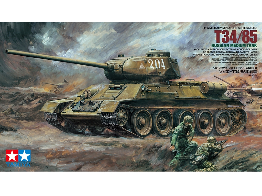 Russian Tank T34/85 - Ref.: TAMI-35138