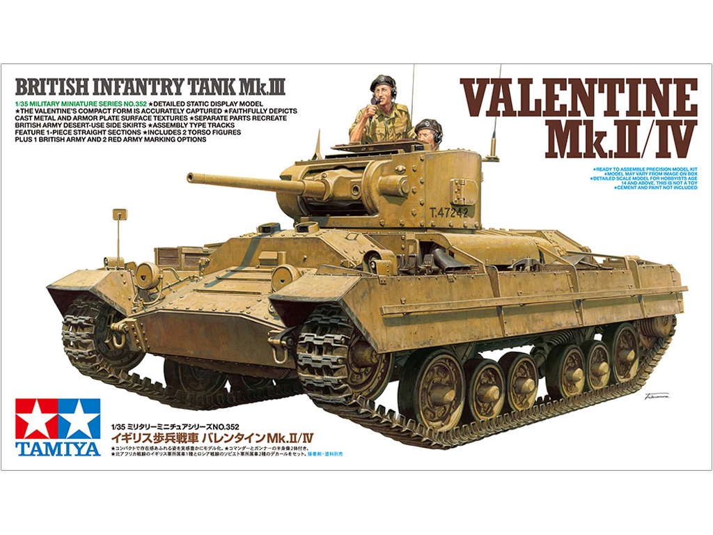 Tanque Británico Valentine Mk.II/IV  (Vista 1)