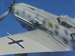 Messeerschmitt BF109E-4  (Vista 3)