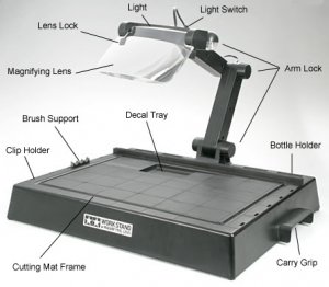 Mesa de trabajo para modelismo con Lupa  (Vista 2)