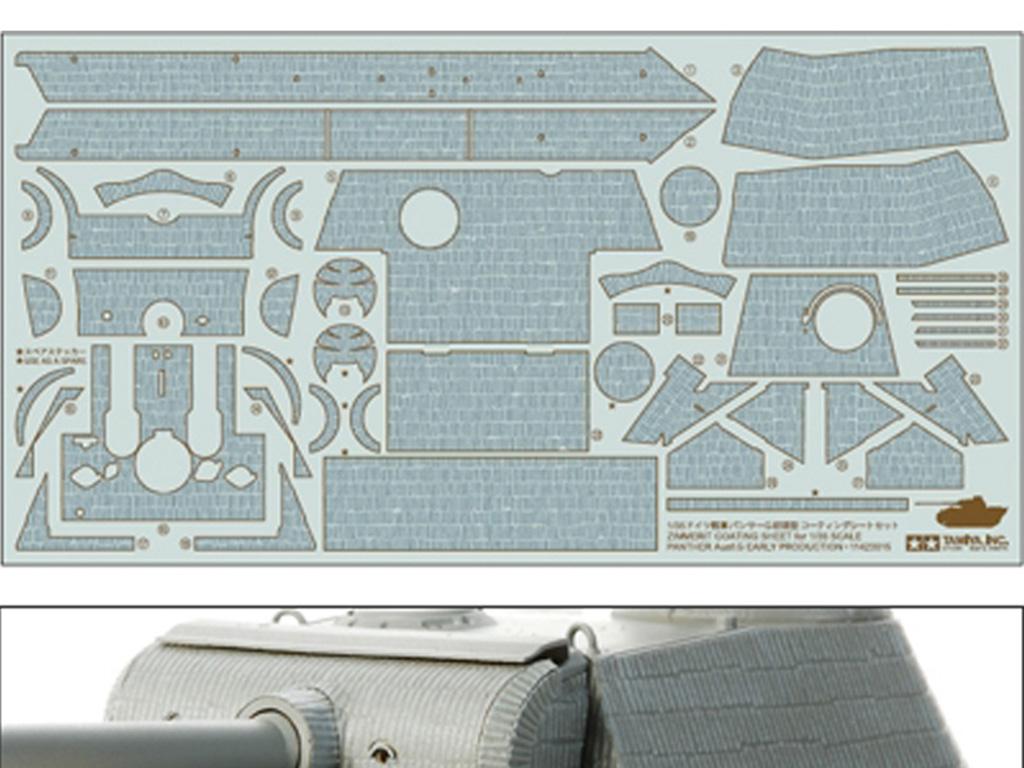 Zimmerit Sheet Panther G Early (Vista 1)